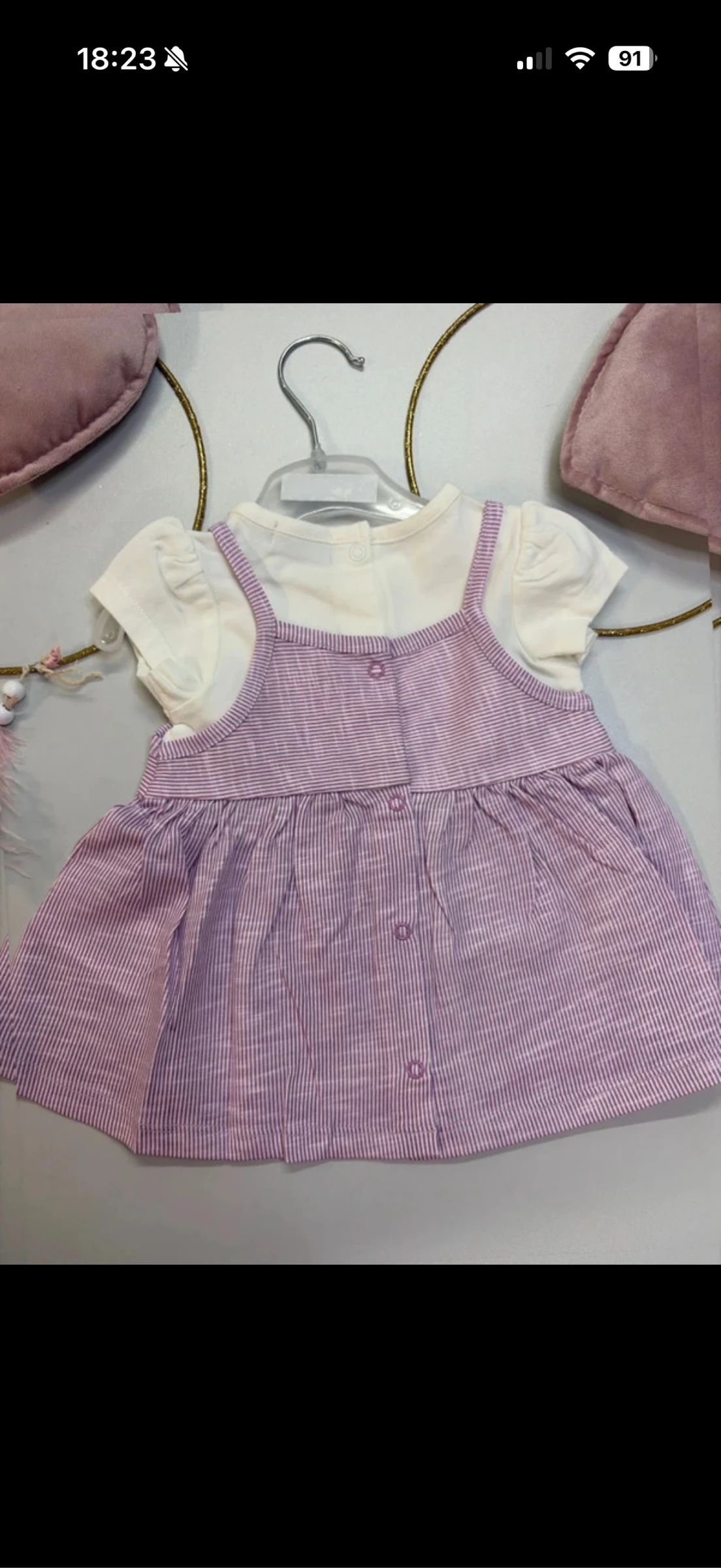 Vestido para bebê menina - novo - Canada House - tamanho 3 meses – photo 4